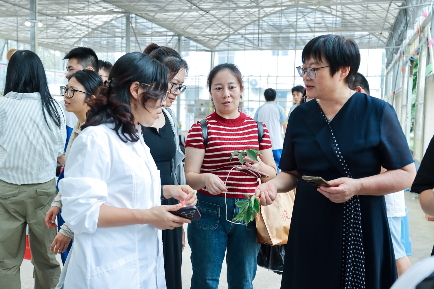 16.彭丽娥副校长、韦明珠副主任与科研人员交流.jpg