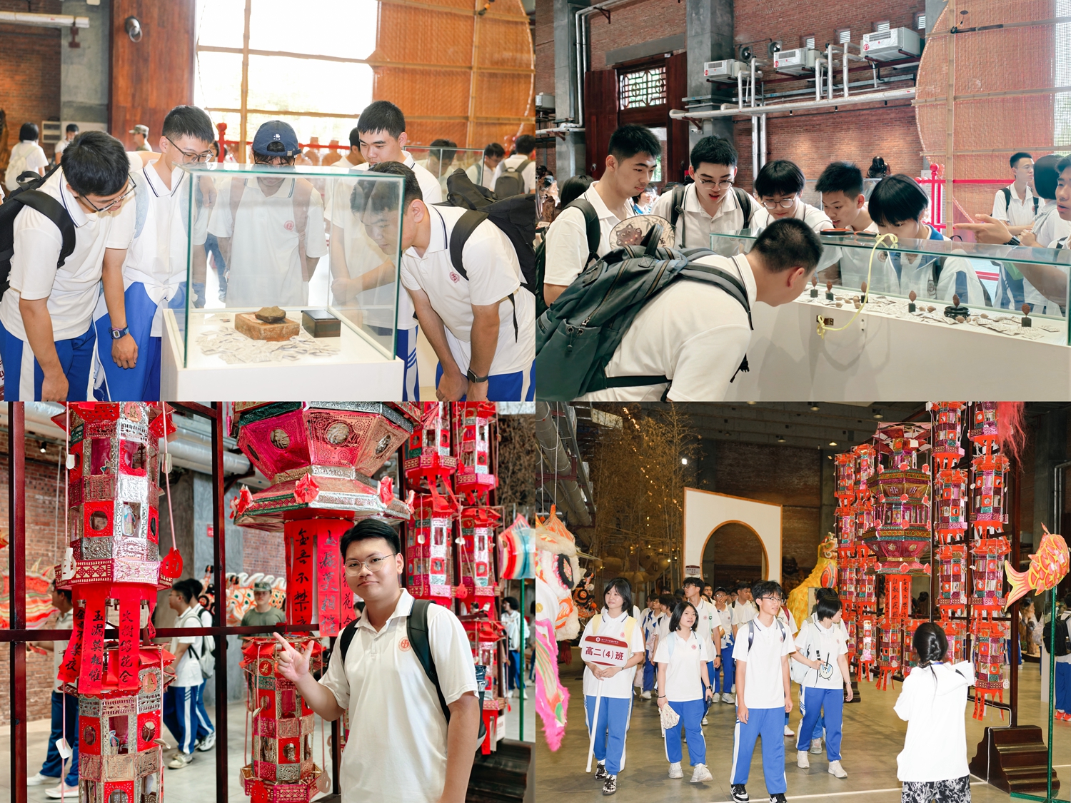 图5  师生走进手作博物馆，近距离欣赏非遗藏品.JPG